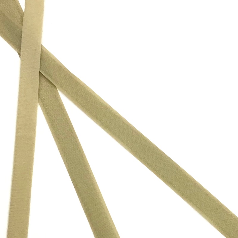 VELCRO Fasteners - Hook & Loop  - Sew-On Soft and Flexible - Beige - 15mm