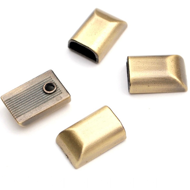 Zipper Cord Ends - 1/2 - 4 pack - Antique