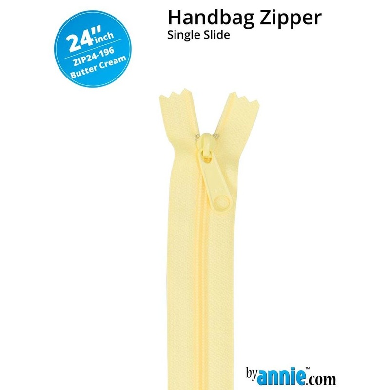 ByAnnie - 24 Single Slide Zipper - Butter Cream