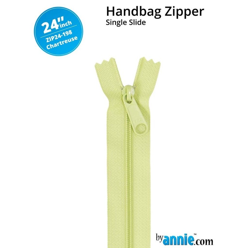 ByAnnie - 24 Single Slide Zipper - Chartreuse