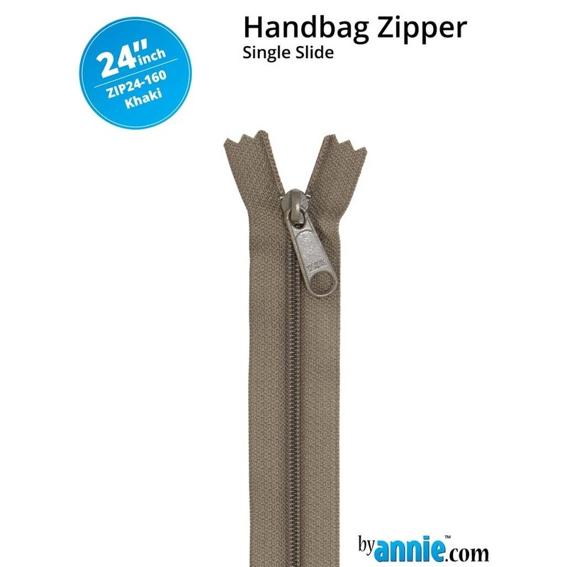 ByAnnie - 24 Single Slide Zipper - Khaki