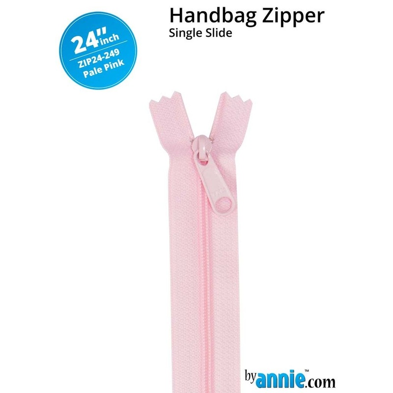 ByAnnie - 24 Single Slide Zipper - Pale Pink