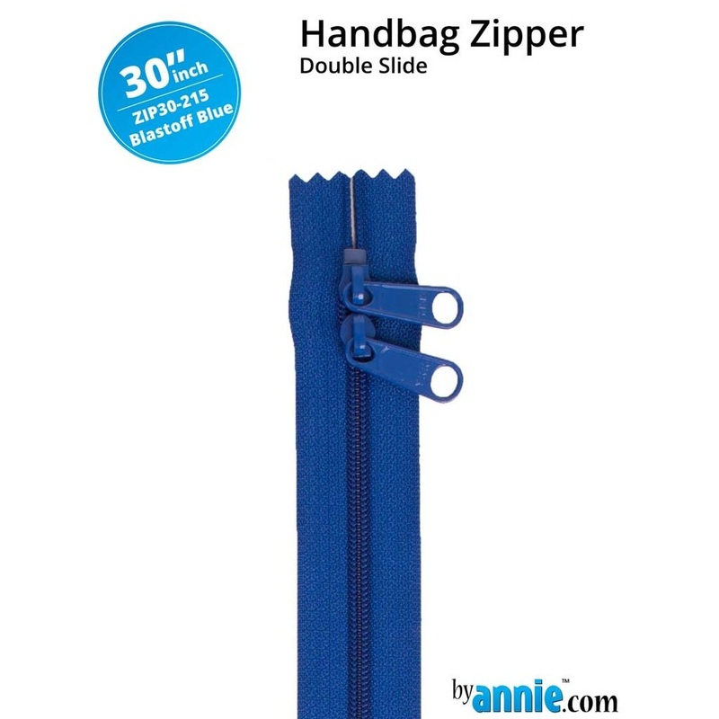 ByAnnie - 30 Double Slide Zipper - Blastoff Blue