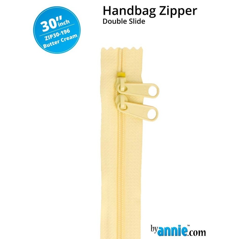 ByAnnie - 30 Double Slide Zipper - Butter Cream