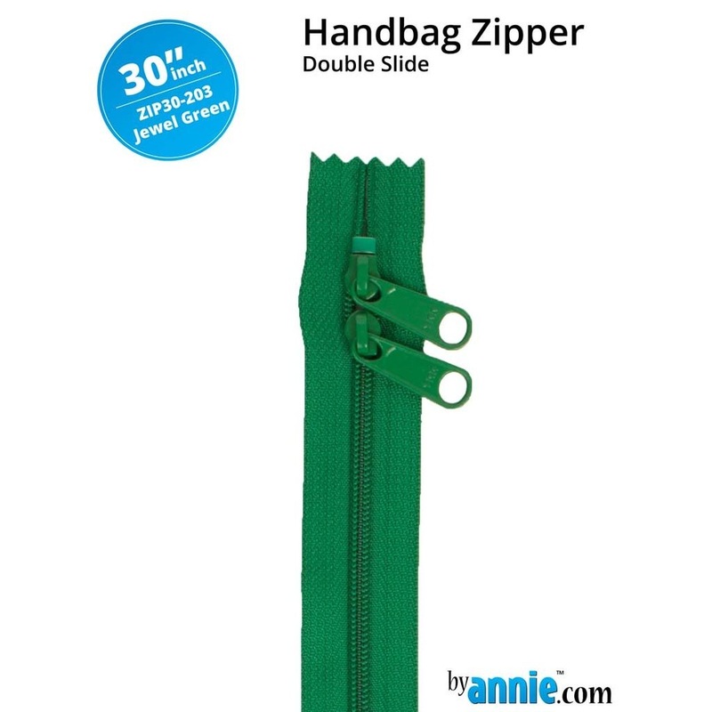 ByAnnie - 30 Double Slide Zipper - Jewel Green