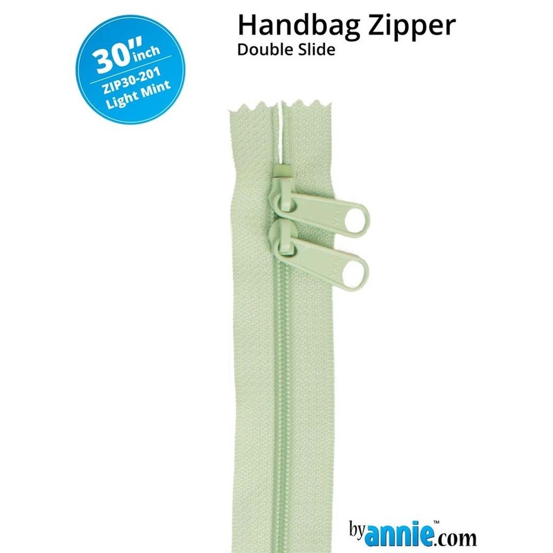 ByAnnie - 30 Double Slide Zipper - Light Mint