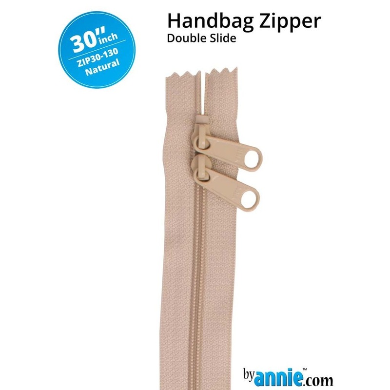 ByAnnie - 30 Double Slide Zipper - Natural