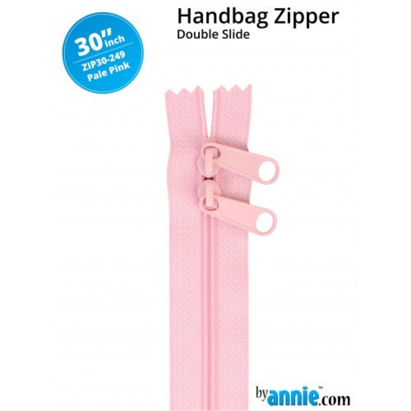 ByAnnie - 30 Double Slide Zipper - Pale Pink