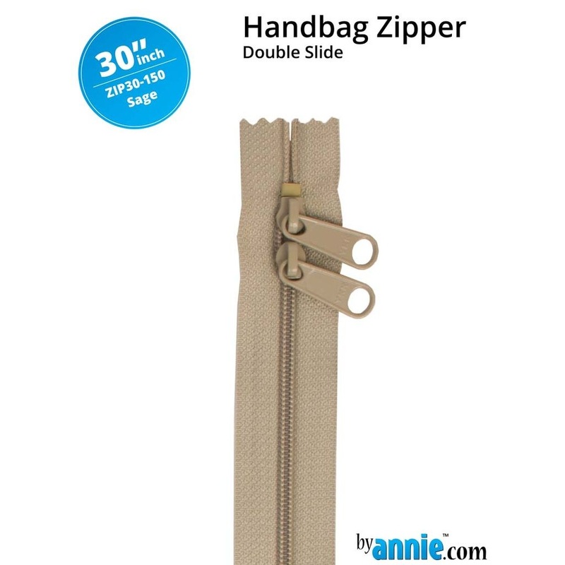ByAnnie - 30 Double Slide Zipper - Sage