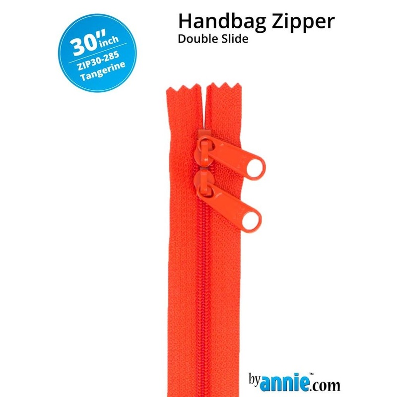 ByAnnie - 30 Double Slide Zipper - Tangerine