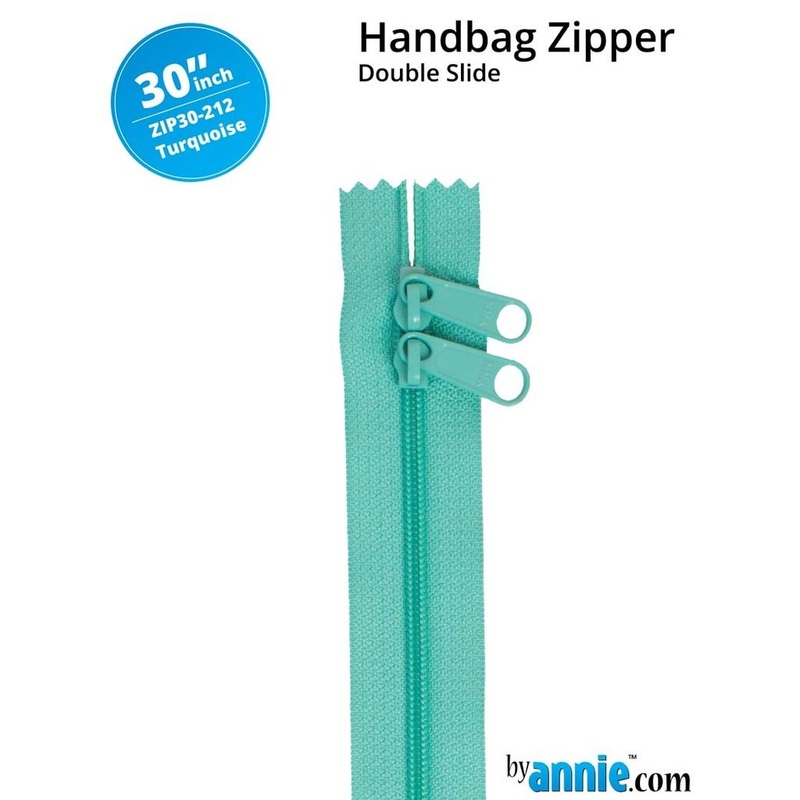 ByAnnie - 30 Double Slide Zipper - Turquoise