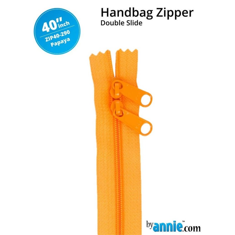 ByAnnie - 40 Double Slide Zipper -  Papaya