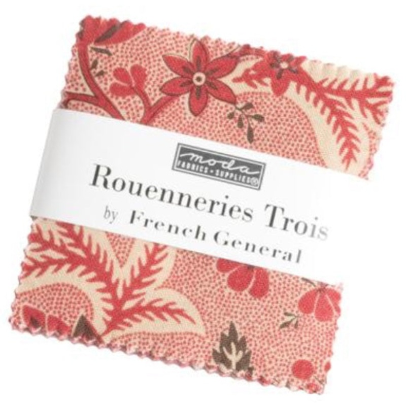 Rouenneries Trois - Mini Charm Pack - 2.5 squares