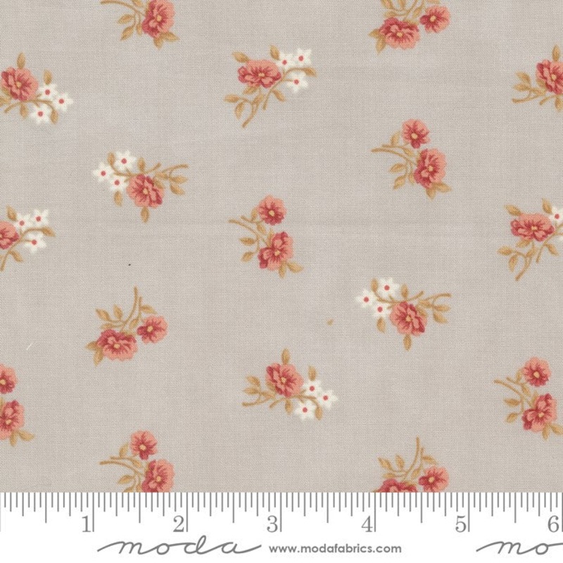 Sandalwood - Rosalie Small Floral - Moonbeam