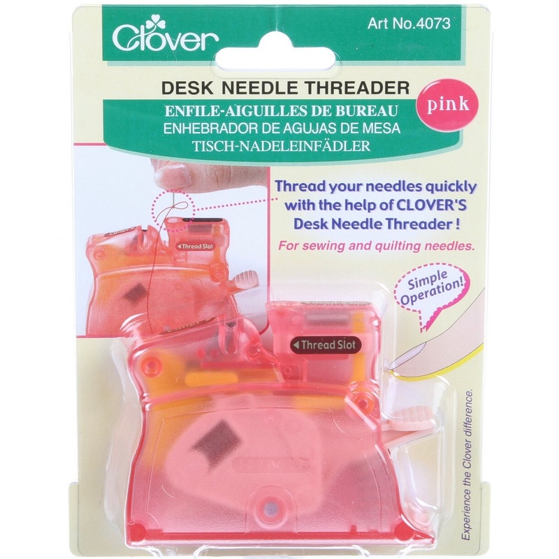 Desk Needle Threader - Pink