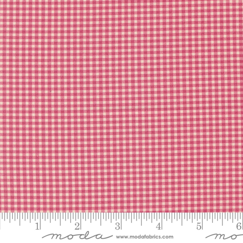 Goodnight Irene - Checkers Checks and Plaids Gingham - Carnation