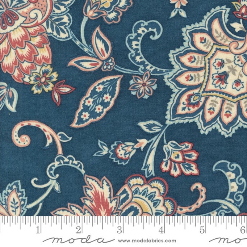 Sandalwood - Fleur Paisley - Indigo