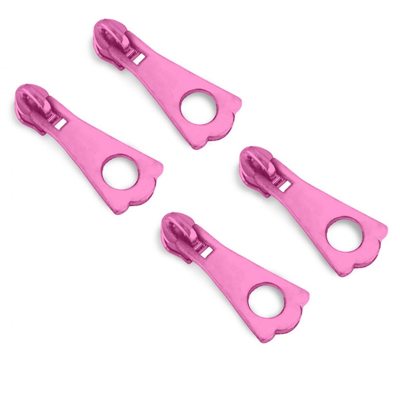 Tula Pink - XL Zipper Pulls - #5 - 4 pack - Pink