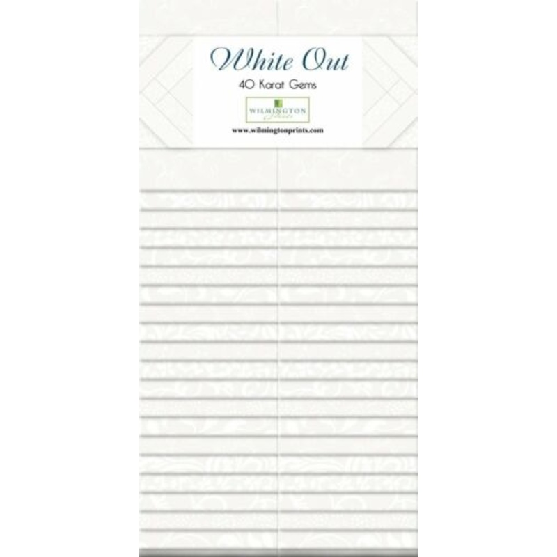 White Out - 40 Karat Gems - 2.5 Strips