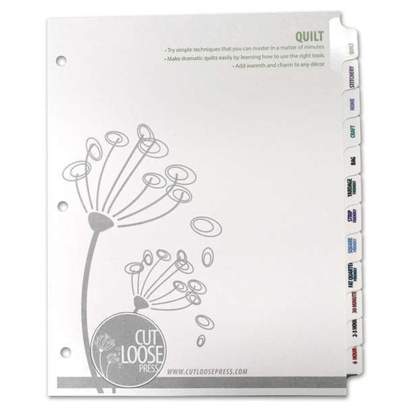Cut Loose Press Binder Tabs