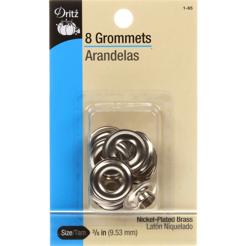 Grommets - 3/8 - 8 pack - Nickel Plated