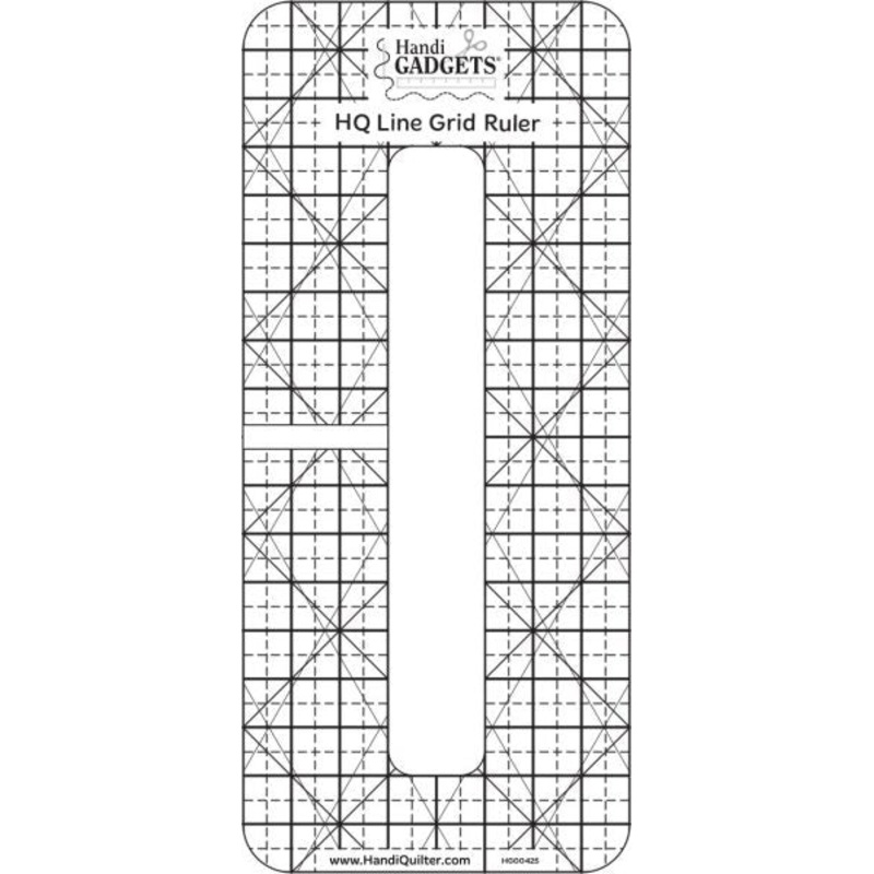HQ Line Grid Ruler - 6 x 1/2