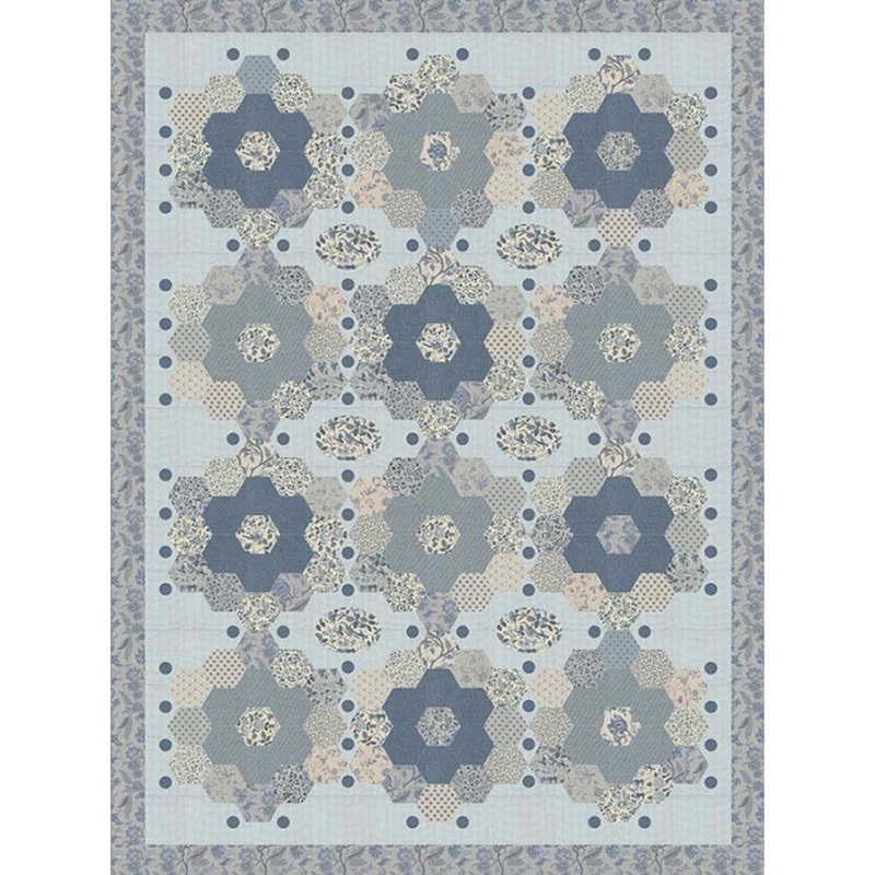 Quilt Pattern - Grande Fleur - 58 x 78.75