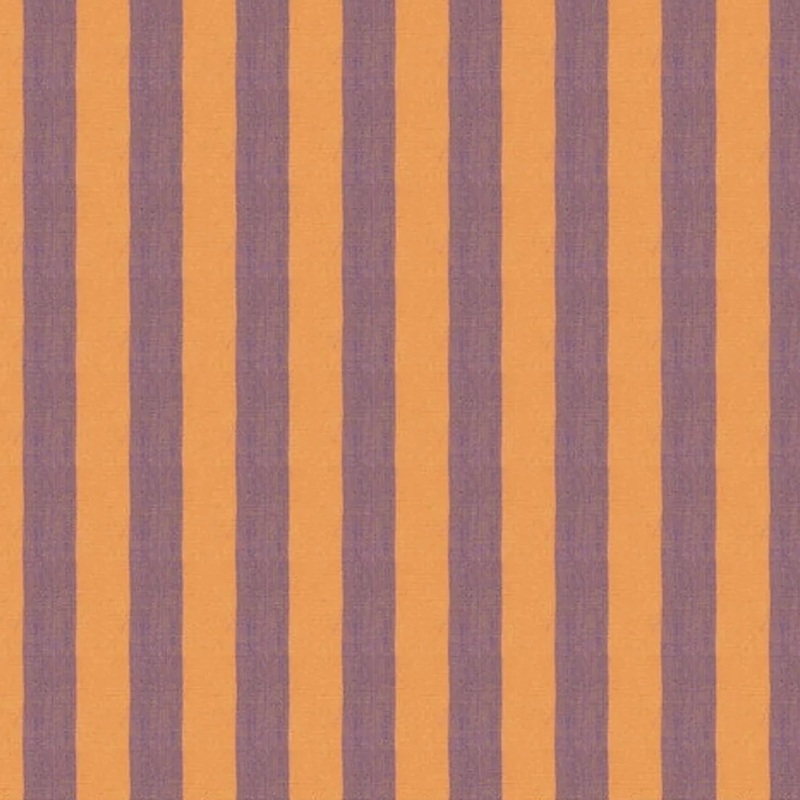 Shot Cotton - Wide Stripe - Cantaloupe