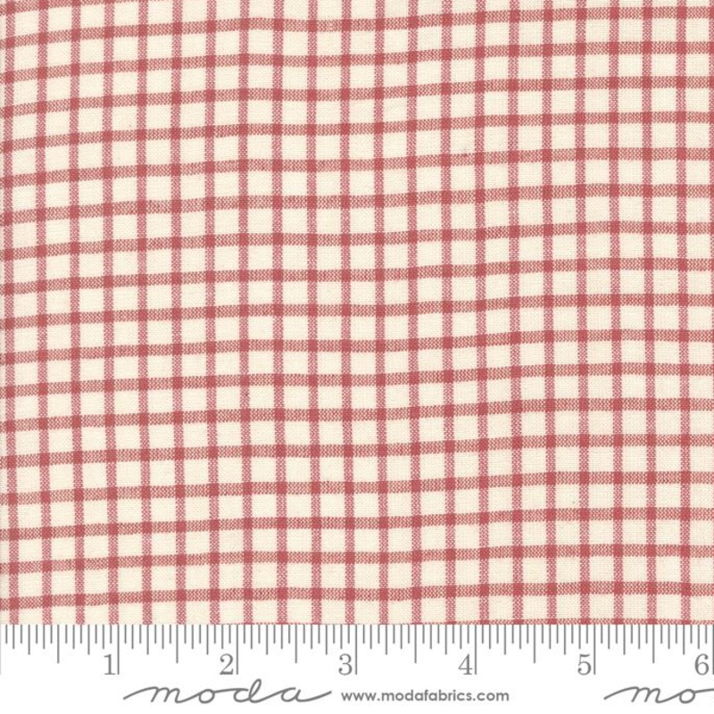 Woven Gingham - Narrow Stripe - Garance