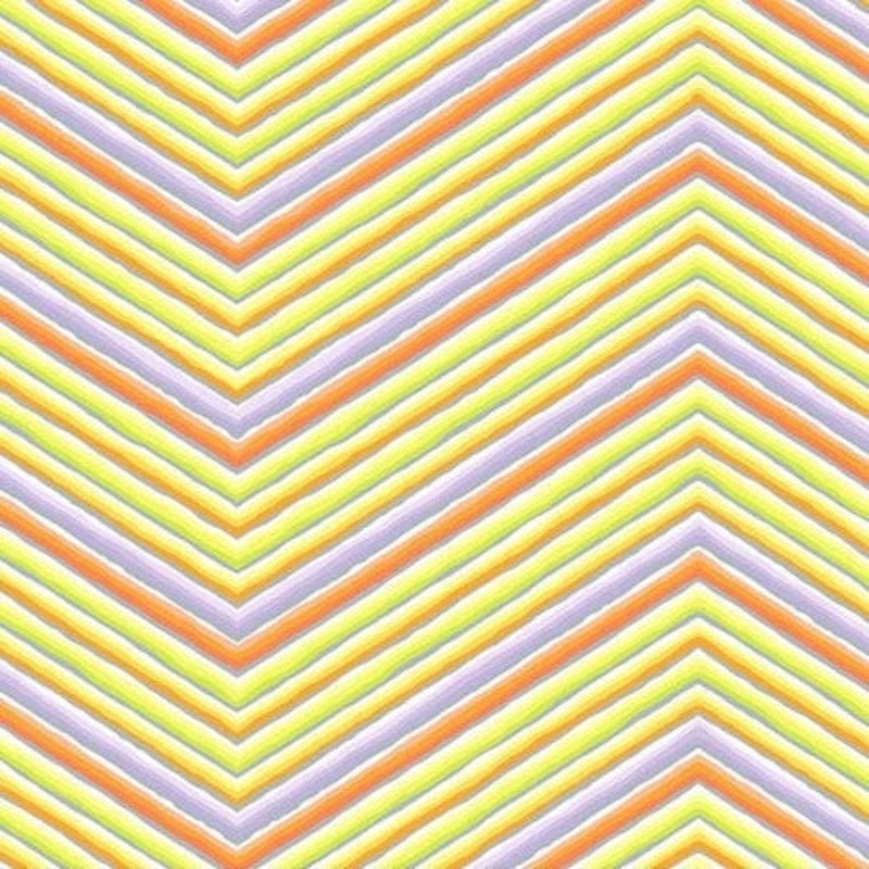 85 and Fabulous - Chevron Stripe - Yellow