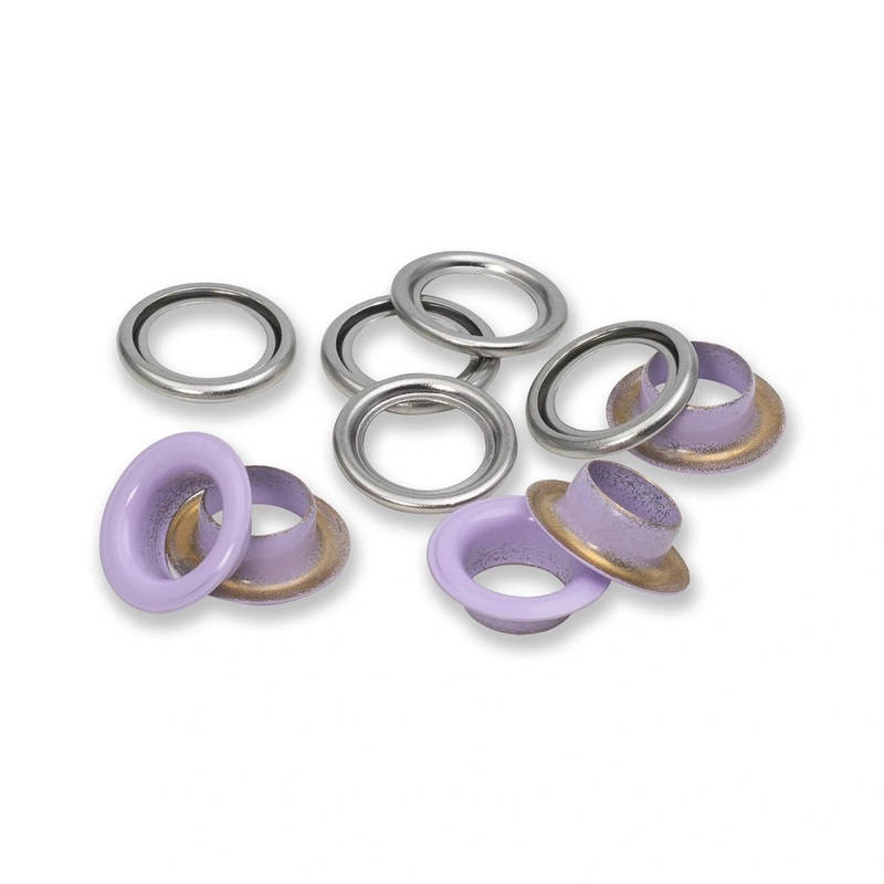 Eyelets with Washers - 11mm - 20 pack - Lilac
