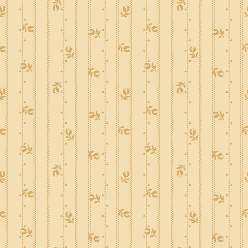 Linen Closet - Calico Stripe - Cream