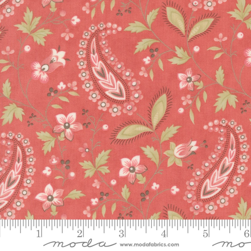 Muse - Paisley Vine Paisley - Scarlet