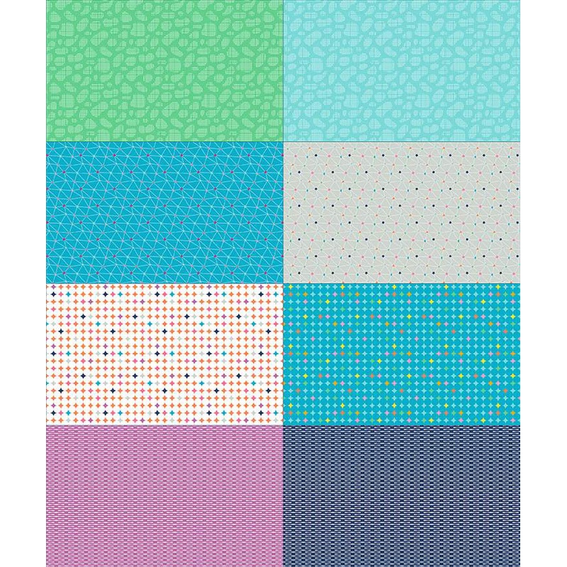 Effervescence - Fat Eighth Panel - Blue