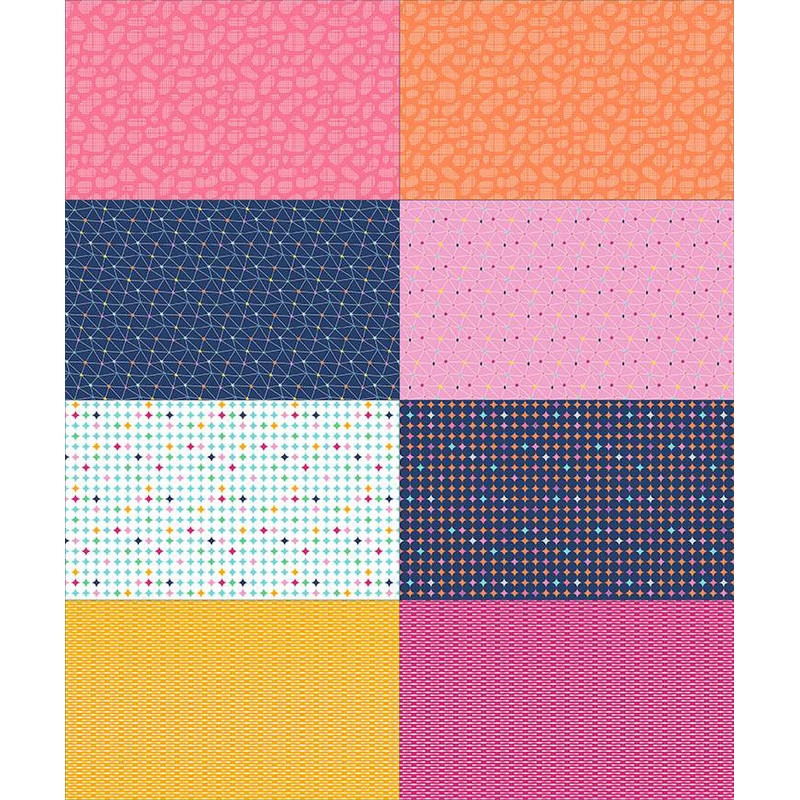 Effervescence - Fat Eighth Panel - Pink