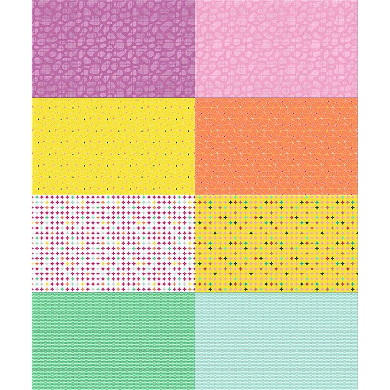 Effervescence - Fat Eighth Panel - Yellow