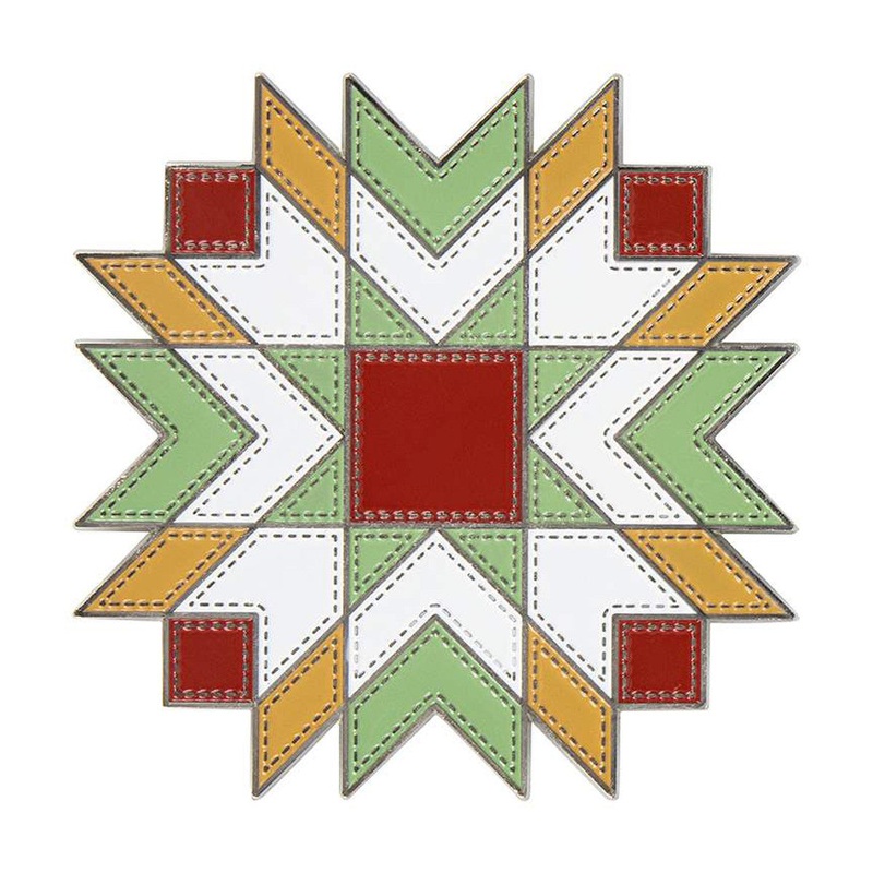 Magnetic Needle Minder - Gingham Star