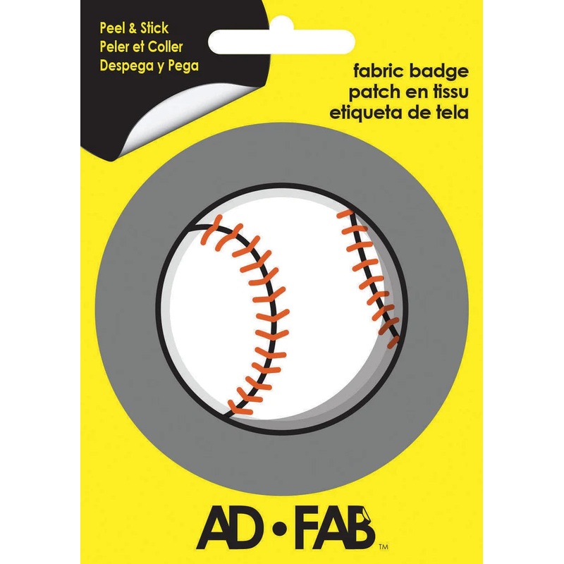 Adhesive Fabric Badge - Baseball
