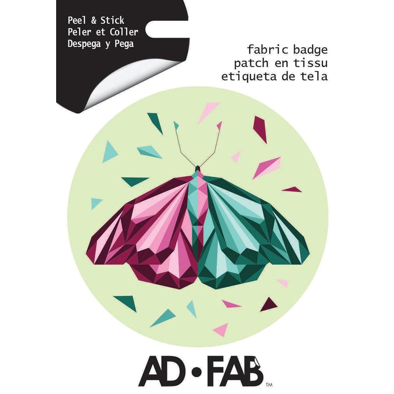 Adhesive Fabric Badge - Butterfly