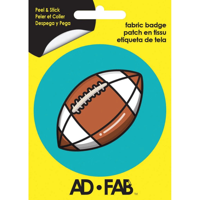 Adhesive Fabric Badge - Football