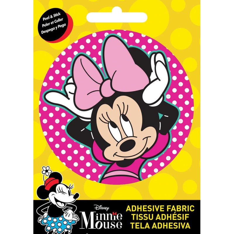 Adhesive Fabric Badge - Minnie Bow