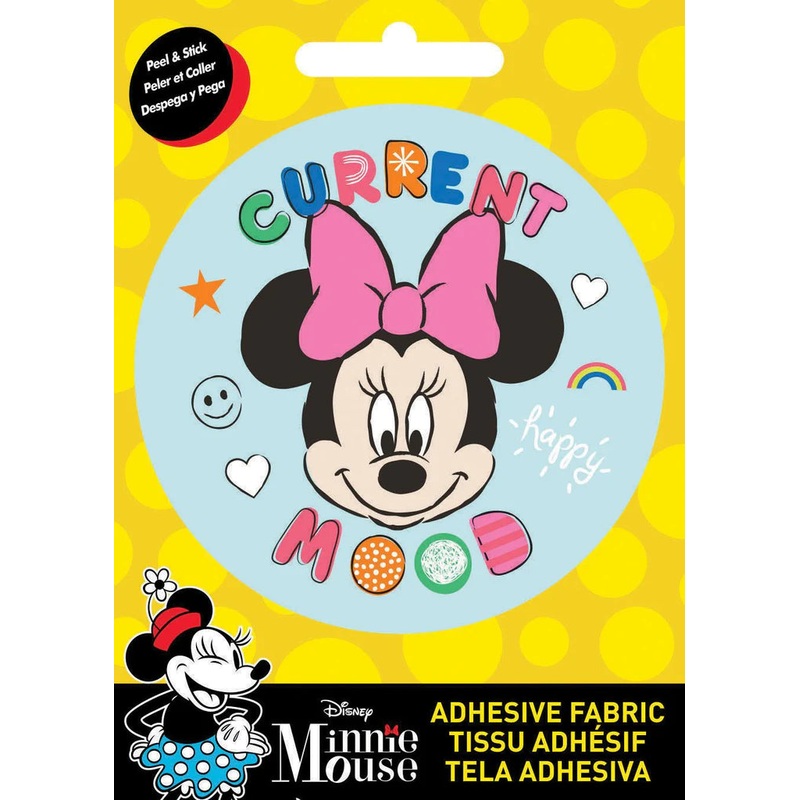 Adhesive Fabric Badge - Minnie Current Mood