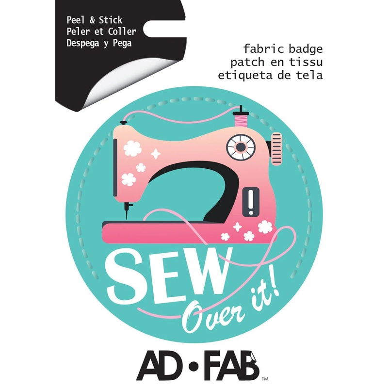 Adhesive Fabric Badge - Sew Over it!