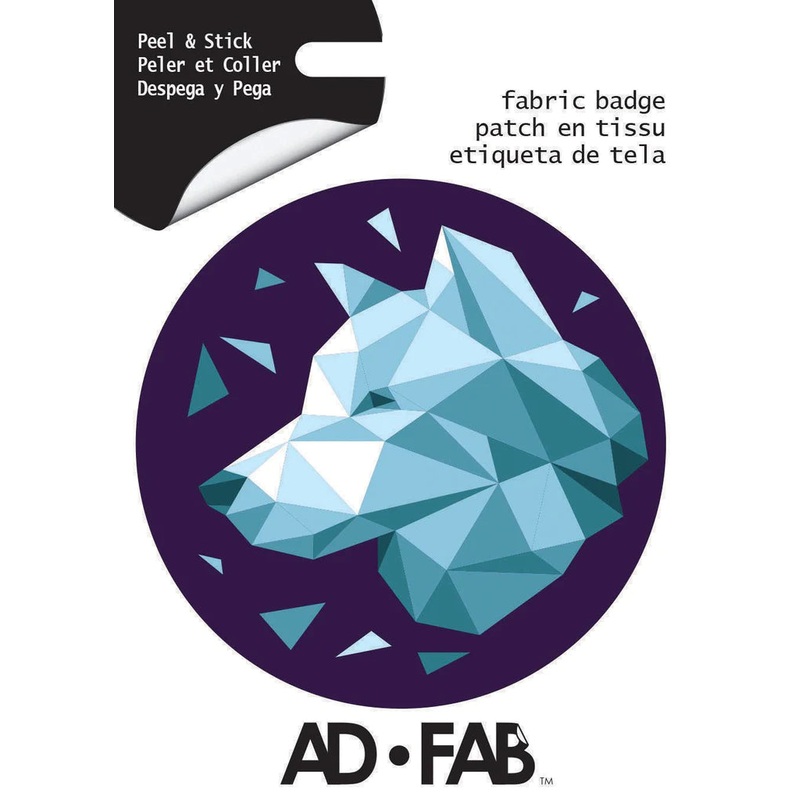 Adhesive Fabric Badge - Wolf