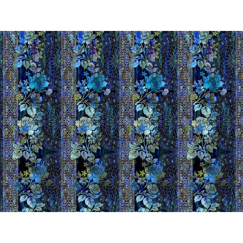 Halcyon II - Border Stripe - Blue