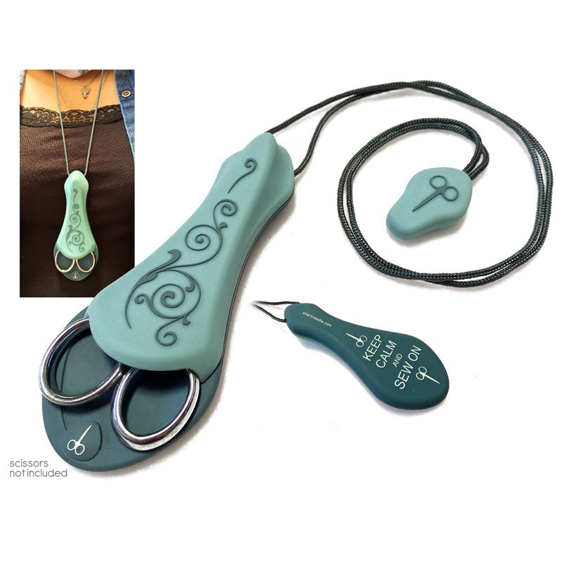 Sizo Scissor Holder/Lanyard - Aqua