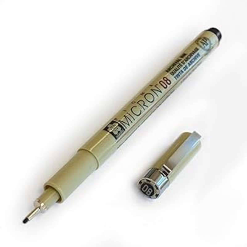 Micron Fineliner Pen - Black