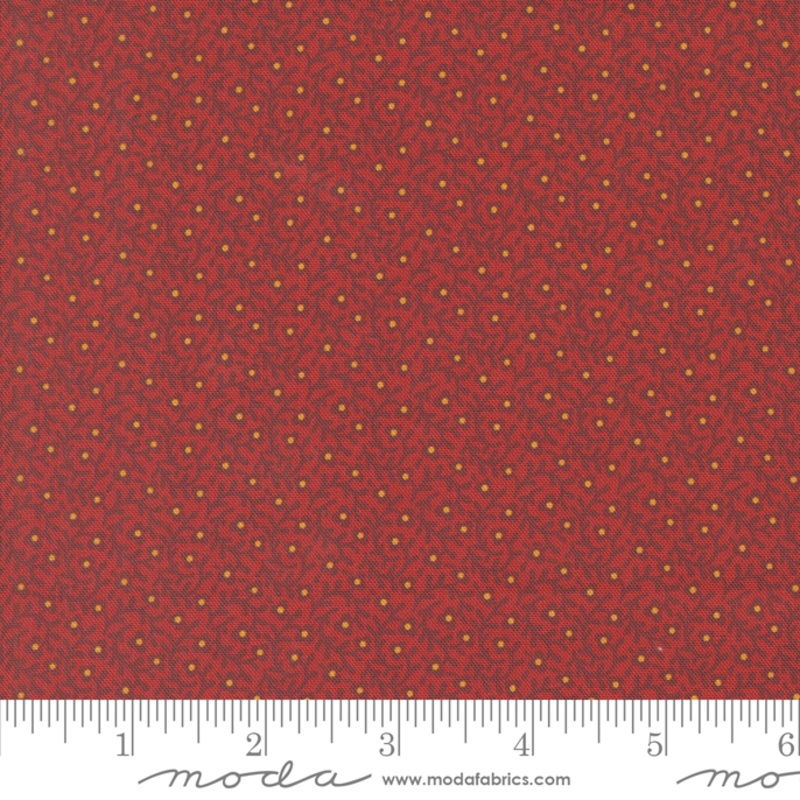 Sallys Stitches - Creeping Thyme Blenders Small Floral Vines - Turkey Red
