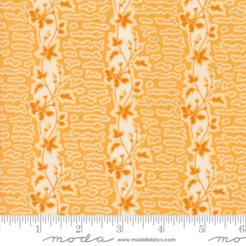 Sallys Stitches - Honey Stripes Floral - Honey