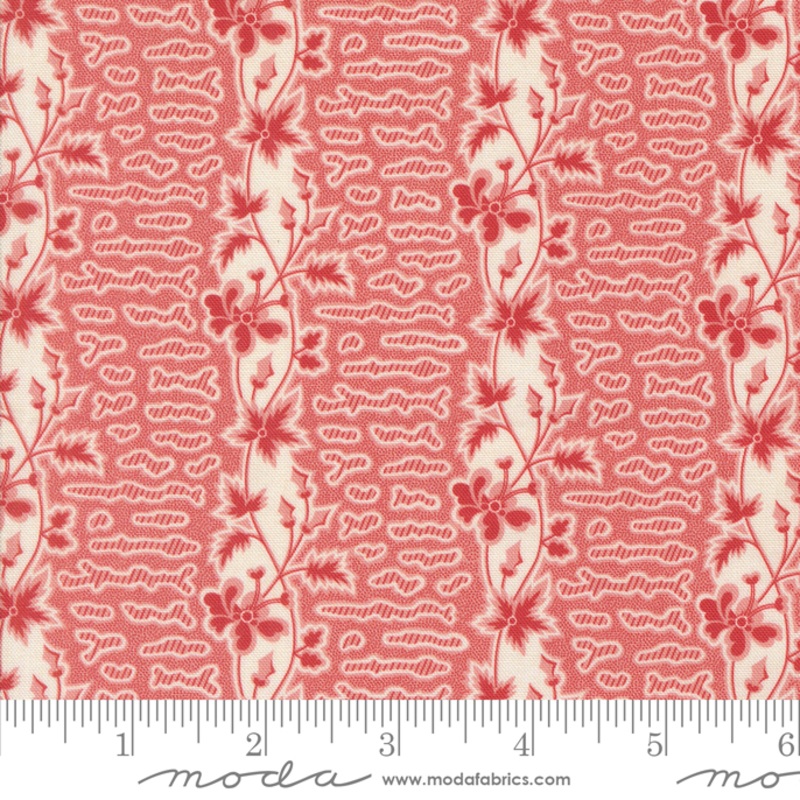 Sallys Stitches - Honey Stripes Floral - Sweet Pink